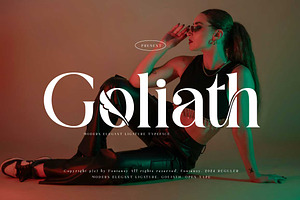 Goliath Typeface