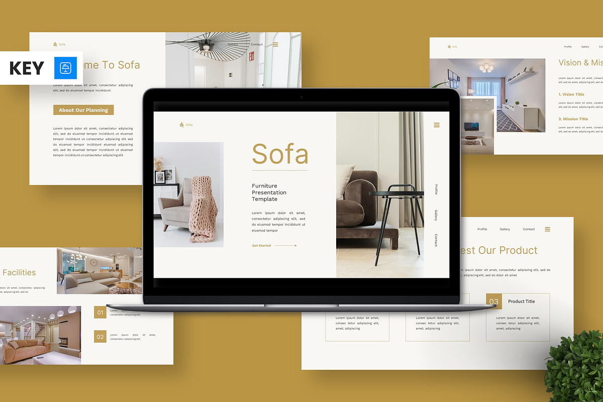 Sofa - Furniture Keynote