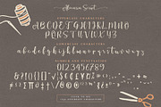 Alocasia-Trio Font Combination, a Script Font by Burntilldead (Thumbnail 12 of 17)