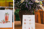 Tropical Cocktails - Watercolor Set, a Decorative Illustration by ThaismotaCreativeCo (Thumbnail 6 of 7)