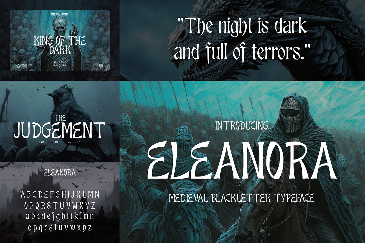 Old English Font Bundle - 25 Fonts!, a Blackletter Font by HipFonts (Photo 9 of 11)