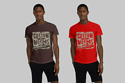 T-shirt Mock-up (African Model), a Shirt Mockup by Mock-up Store (Thumbnail 2 of 6)
