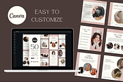 50 Hairstylist Instagram Stories, a Templates & Theme by TemplateCastleStore (Thumbnail 8 of 9)