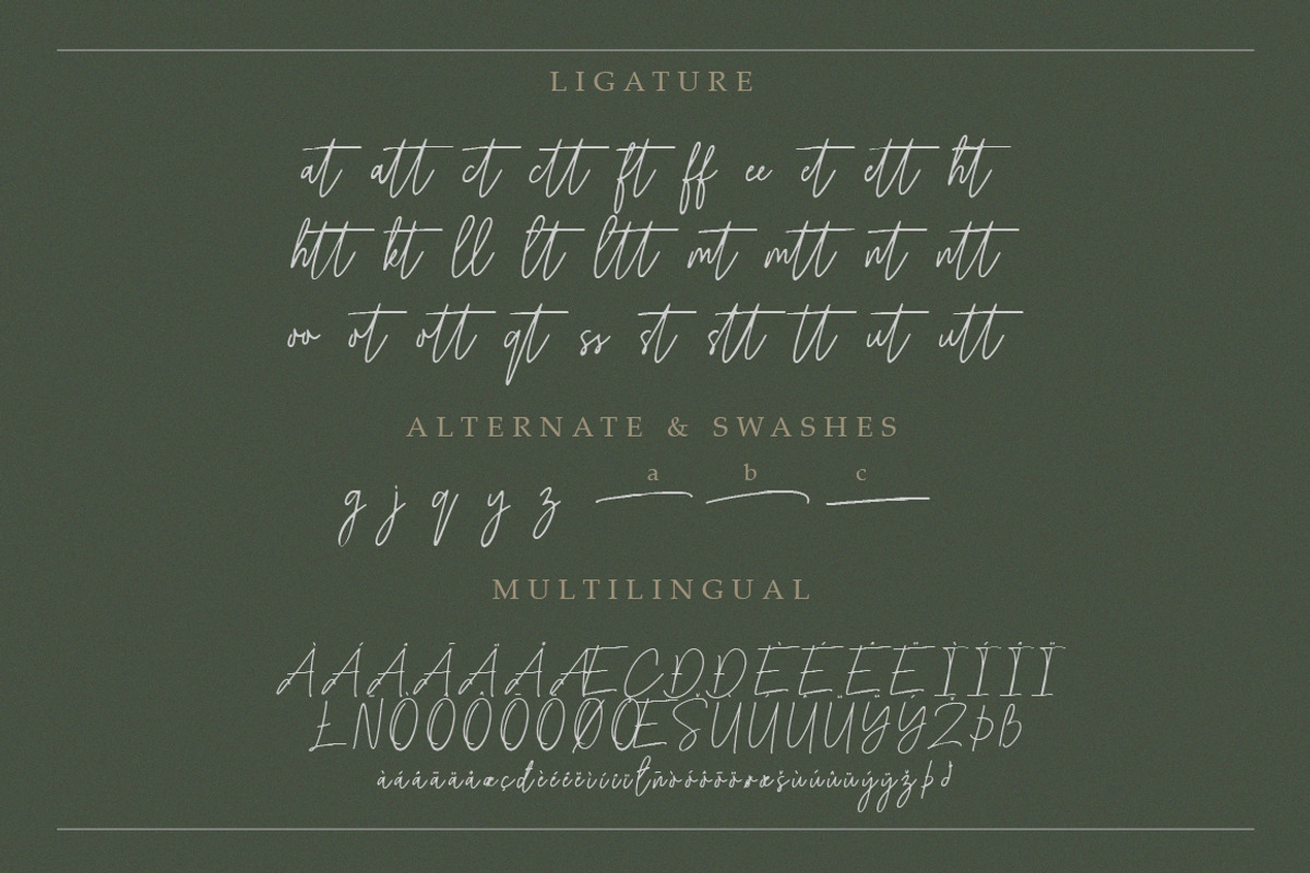 Melistany Handwritten Script, a Script Font by Typebae (Photo 8 of 8)