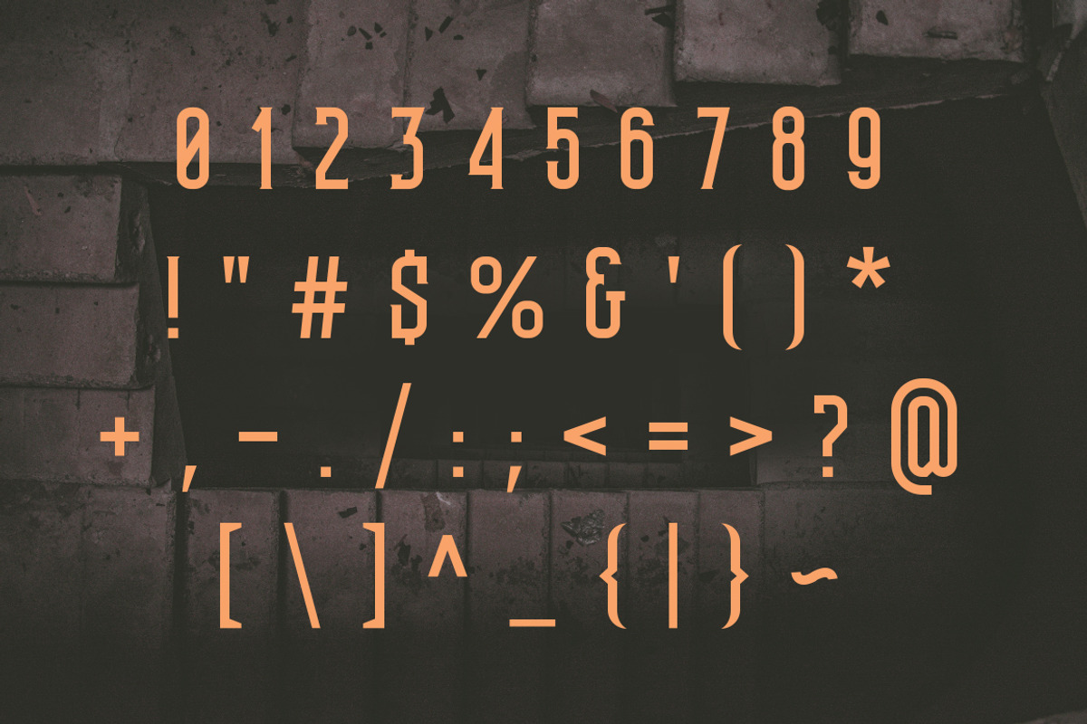 HIGHBRIDGE Typeface preview 3