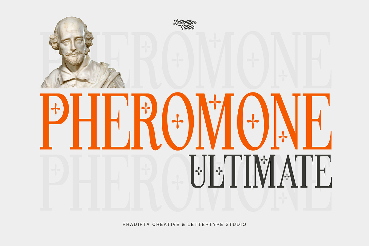 Pheromone Ultimate | Modern Classic, a Serif Font by Lettertype Studio (Photo 1 of 20)