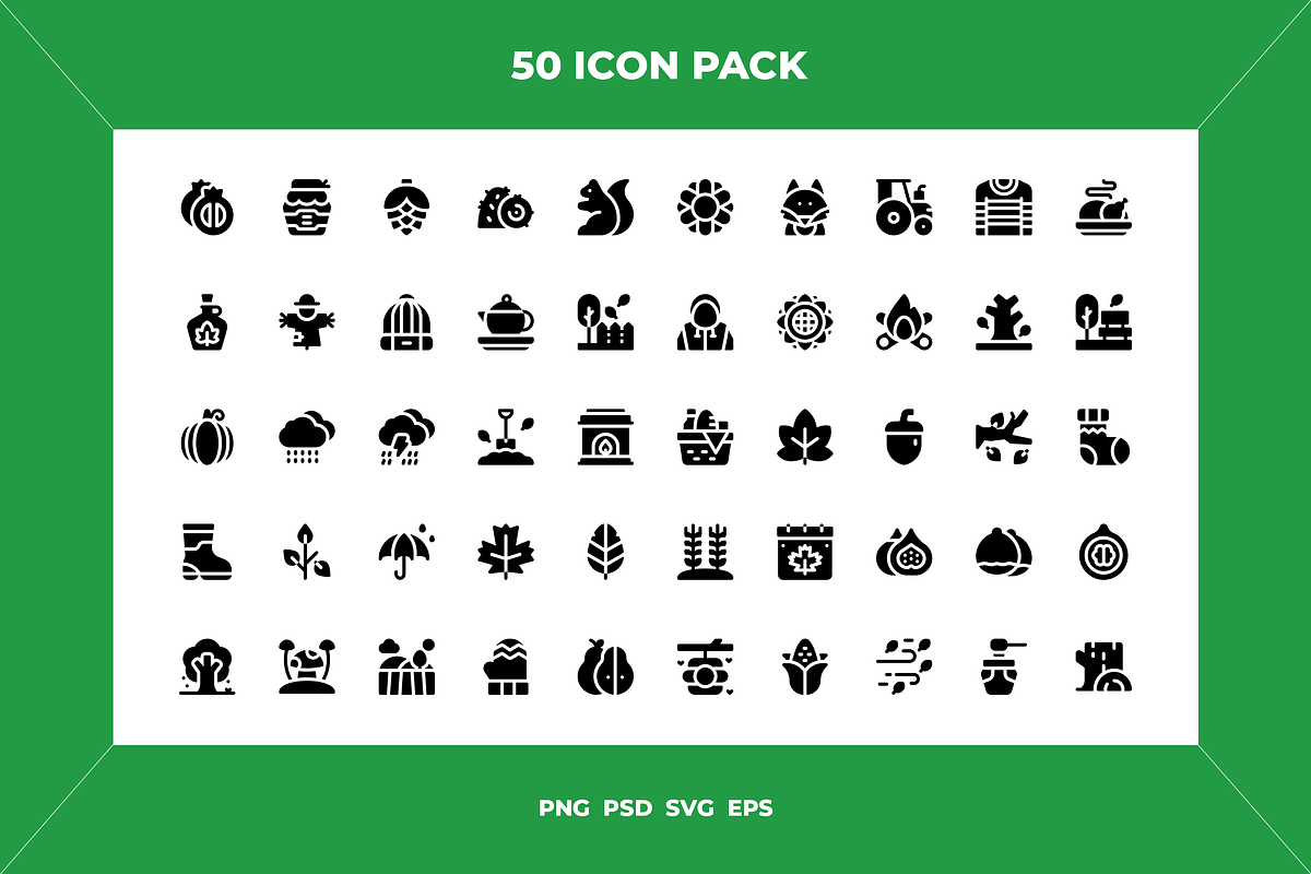 Autumn icons, an Outline Icon by Wencory (Photo 1 of 2)