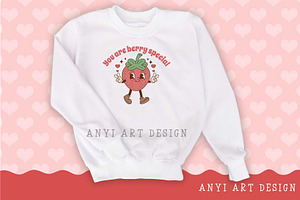 Valentines Strawberry Sublimation