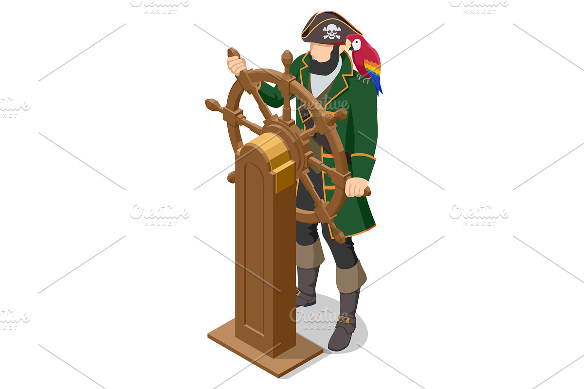 An Isometric illustration of a, an Illustration by Golden Sikorka