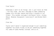 Taylor Penton Bundle I, a Sans Serif Font by Off The Rack © (Thumbnail 3 of 3)