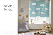 Nursery Roll Blinds & Pillow Mockups, a Household Mockup by mock-ups (Thumbnail 6 of 14)