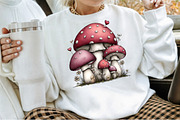 Watercolor Whimsical Mushroom Clipar, an Illustration by Sublimation Artist (Thumbnail 4 of 6)