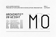 Archimoto, a Sans Serif Font by OWL KING (Thumbnail 7 of 9)