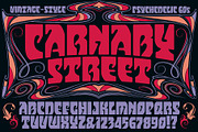 Carnaby Street Font, a Font by Mysterylab Designs (Thumbnail 1 of 5)