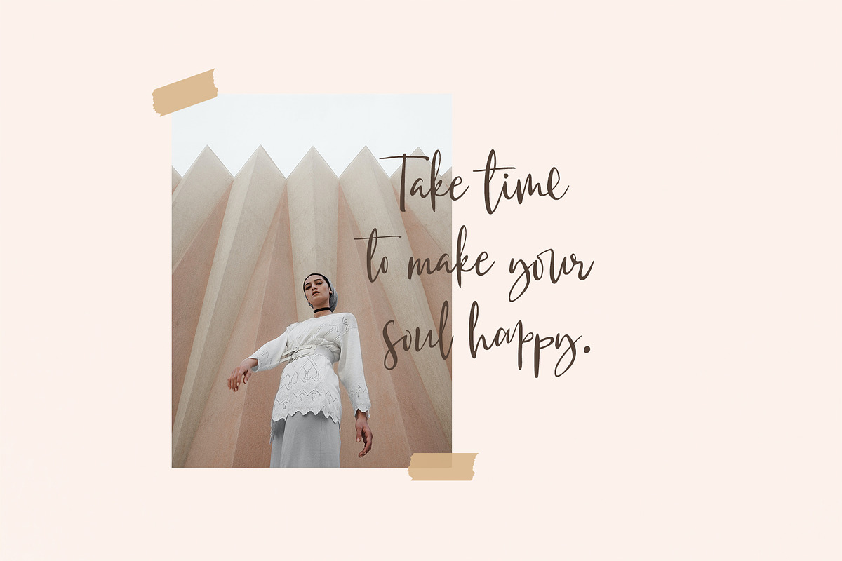 Mauritania, a Script Font by Get Studio (Photo 8 of 10)
