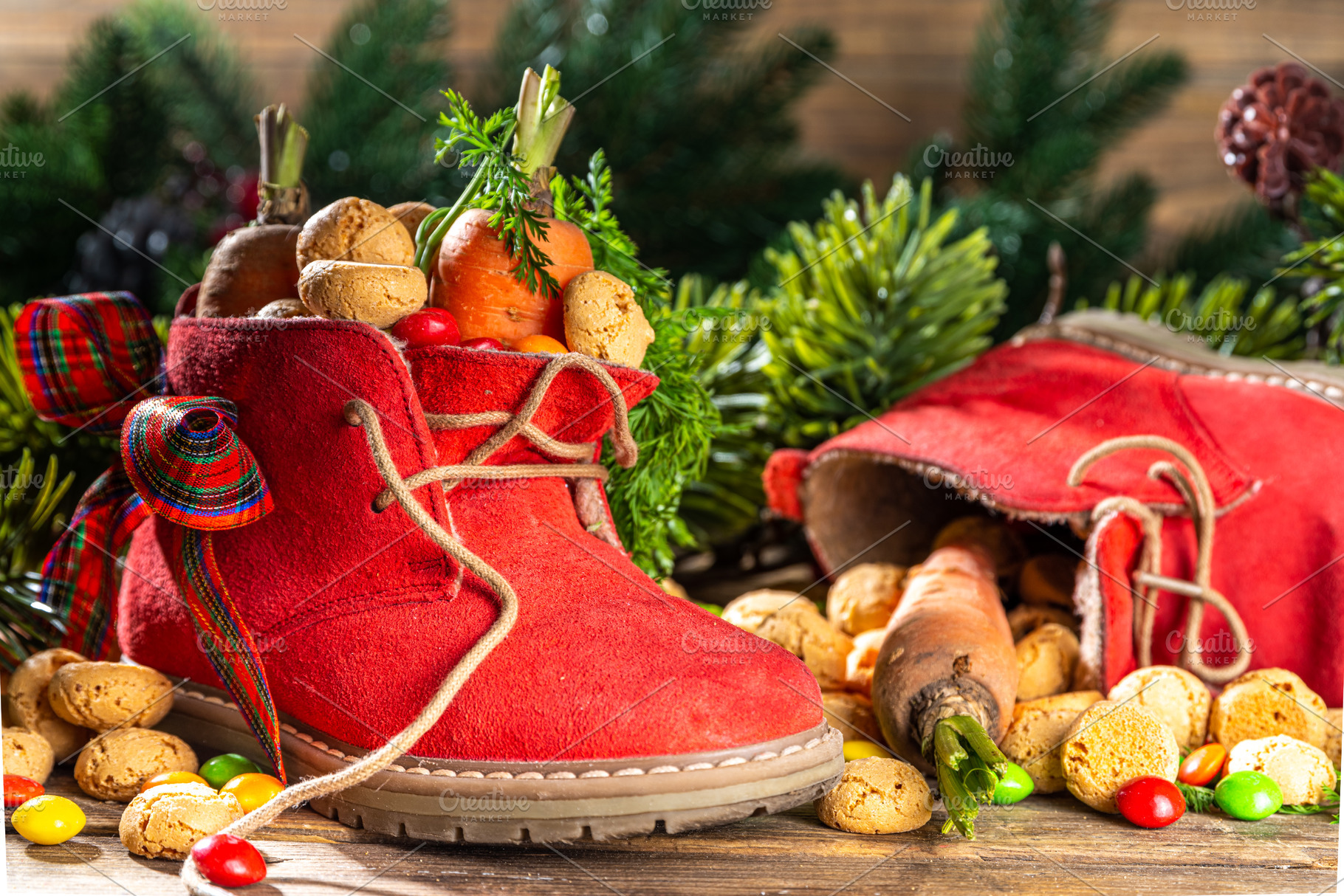 Sinterklaas Christmas holiday background, a Holiday Photo by Rimma