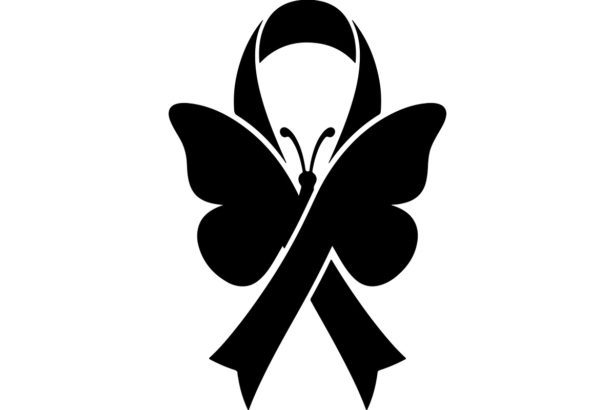Breast Cancer Ribbon with Butterfly, a Seasonal Illustration by balal (Photo 10 of 17)