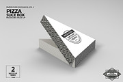 Pizza Slice Box Packaging Mockup, a Cups & Container Mockup by INCDesign (Thumbnail 6 of 9)
