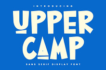Upper Camp Sans Serif Display Font