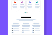 Modern Responsive Website Wireframe, a Wireframe Template by MightyDesign (Thumbnail 3 of 9)