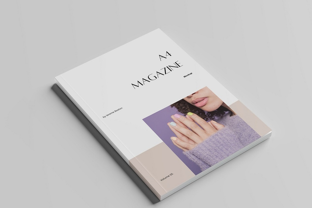A4 Magazine Mockup, a Books & Magazine Mockup by Tokobeta