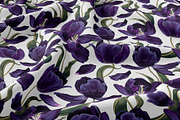 Black Tulips Seamless Pattern, a Pattern Graphic by MarynaPetrovska (Thumbnail 4 of 19)