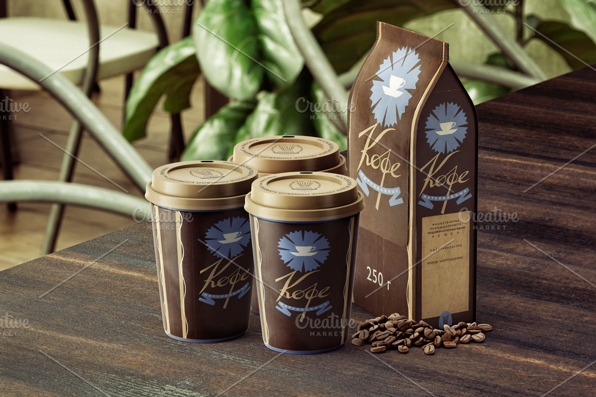 Set of Coffee MockUps, a Cups & Container Mockup by As Good As Possible (Photo 4 of 13)