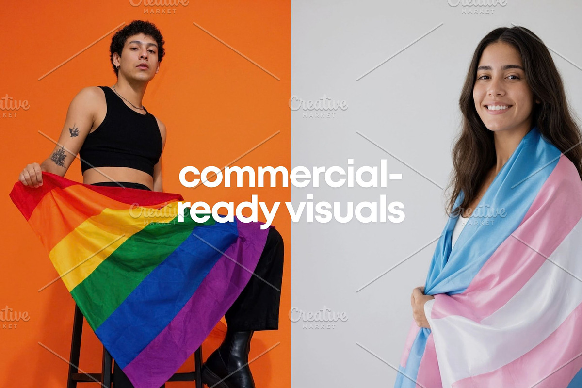 50 LGBTQ+ Pride Stock Photos, a Person Photo by Selenique Studio (Photo 5 of 8)