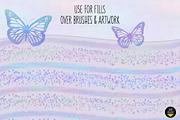 Wispy Rainbow Textures, a Texture Graphic by Julie Campbell (Thumbnail 5 of 5)