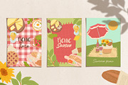 Summer Picnic Graphic Illustrations, a Seasonal Illustration by CreativeChristiana (Thumbnail 8 of 14)