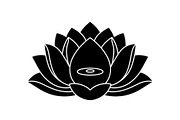 Lotus Flower Silhouette Vector Bundl, an Illustration by Creativeshirt (Thumbnail 13 of 51)