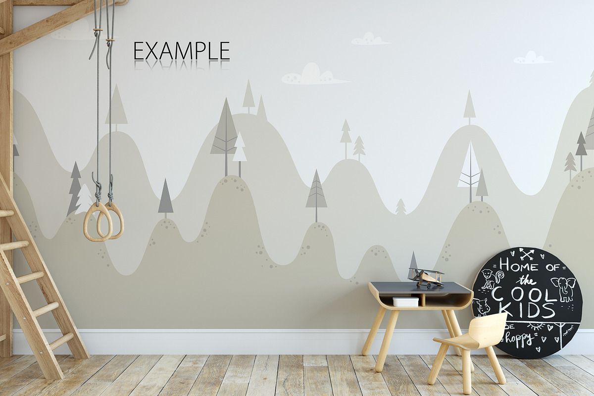 KIDS WALL & FRAMES Mockup Bundle - 4, a Product Mockup by Yuri-U (Photo 26 of 38)
