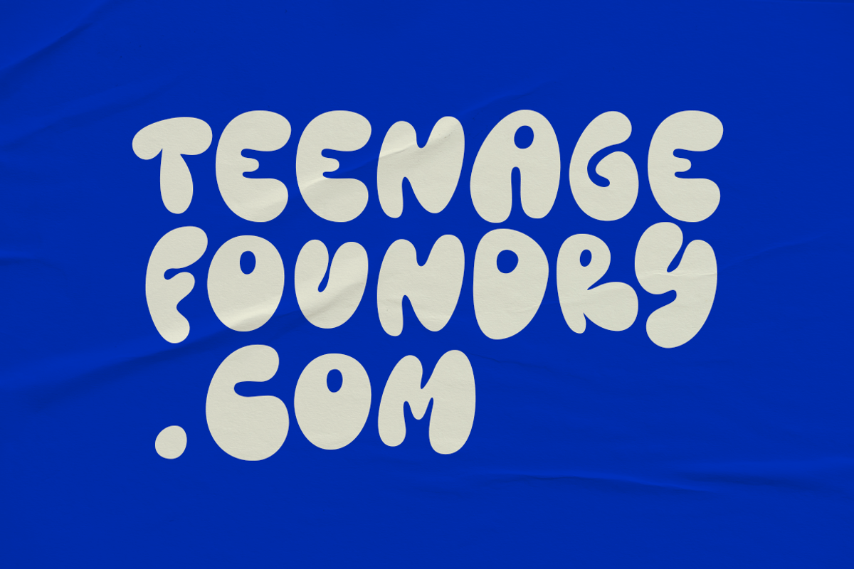 TF Bombass, a Sans Serif Font by TeenageFoundry (Photo 8 of 8)