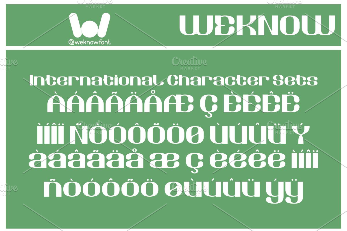 Retrospective font, a Font by weknow (Photo 8 of 8)
