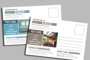 Interior Design Postcard