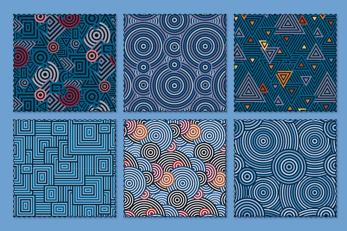 Retro Geo 02, a Pattern Graphic by Crystal Line (Photo 5 of 7)
