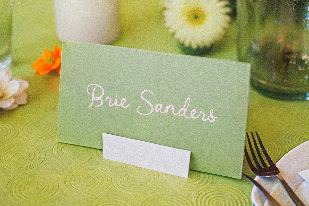 Mrs.Butler //  Quirky Wedding Font, a Handwritten Font by PeachCreme (Photo 2 of 11)