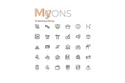 My Icons, an Outline Icon by Andrew Kras Design (Thumbnail 20 of 38)