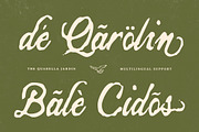Quarella Jardin - Vintage Script, a Script Font by Typia Nesia (Thumbnail 9 of 12)