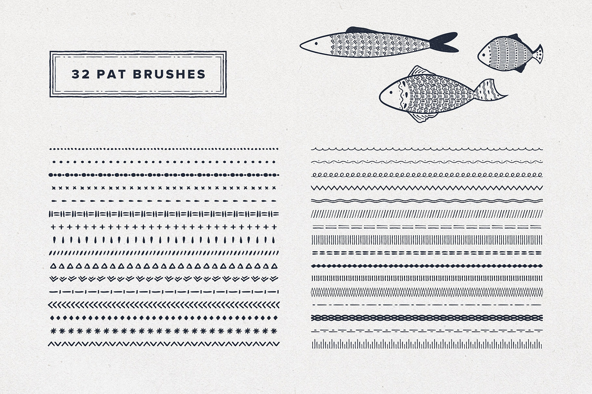 Liner Illustrator Brushes, a Brush Add-On by pixelbuddha.net (Photo 4 of 11)