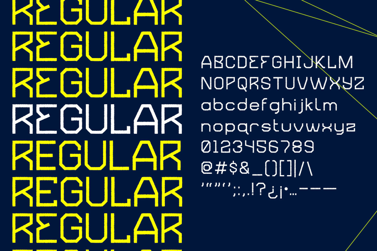 Snitch Typeface preview 3