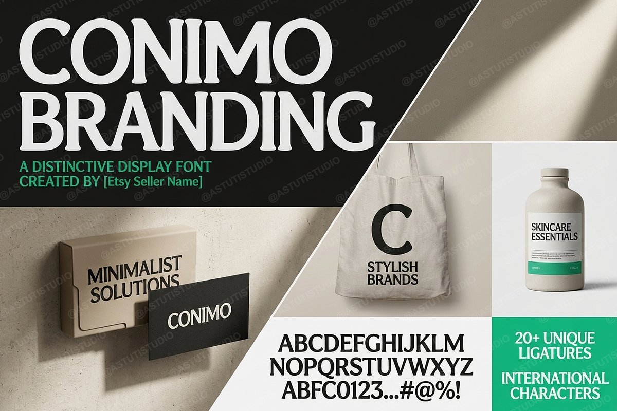 Conimo | A Refined Modern Serif Type, a Serif Font by Astuti Studio (Photo 19 of 23)