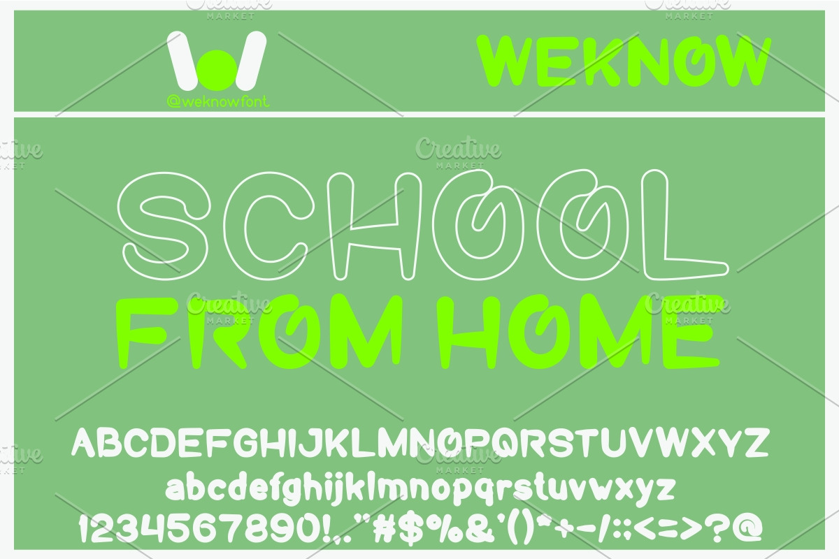take and give font, a Font by weknow (Photo 5 of 5)