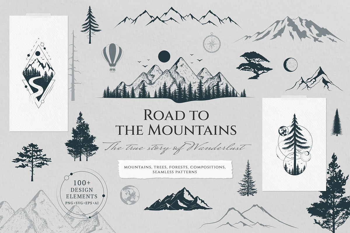 Road to the Mountains, an Illustration by KirillsWorkshop (Photo 1 of 8)
