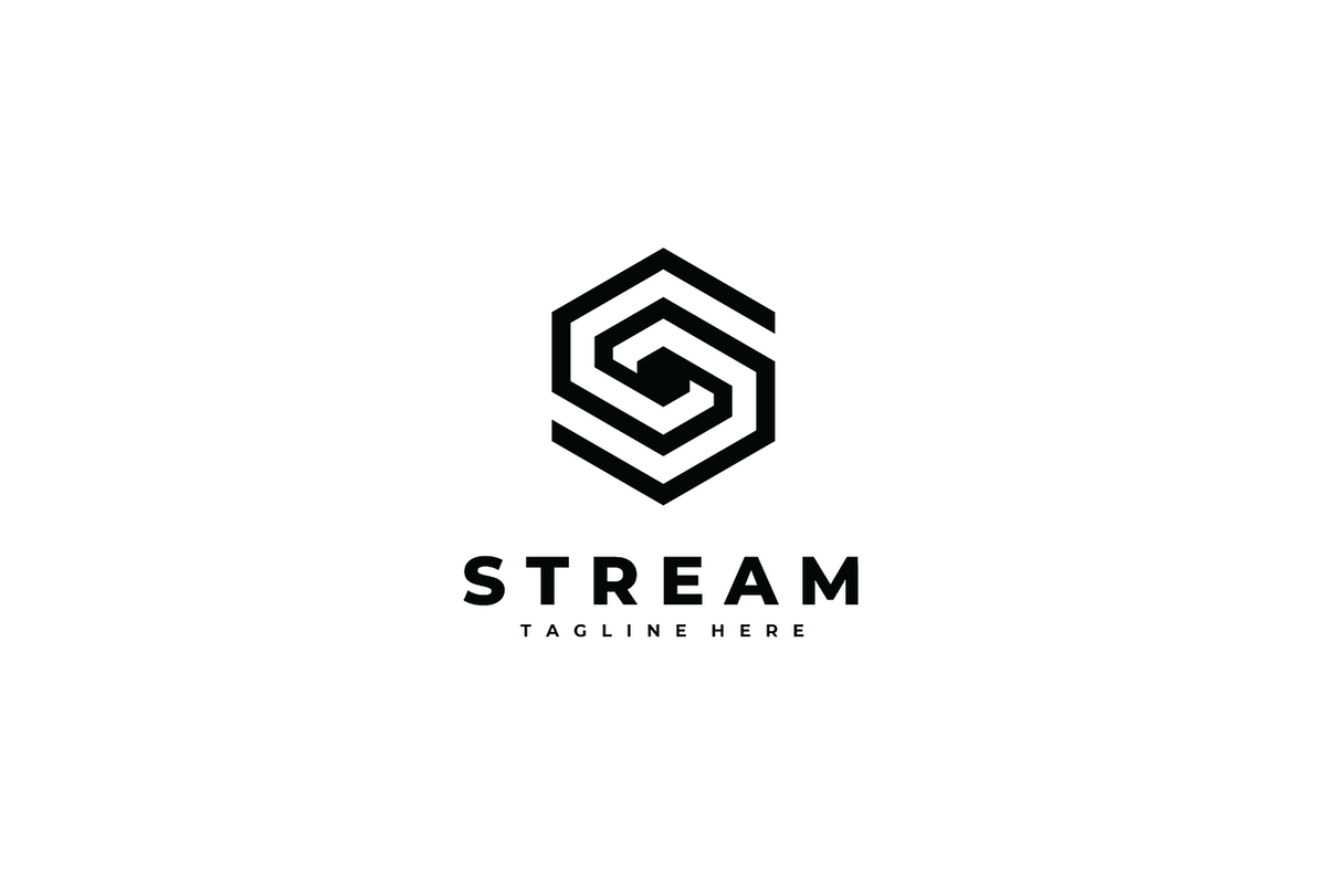 Stream - Geometric Letter S Logo, a Branding & Logo Template by yopie (Photo 3 of 3)