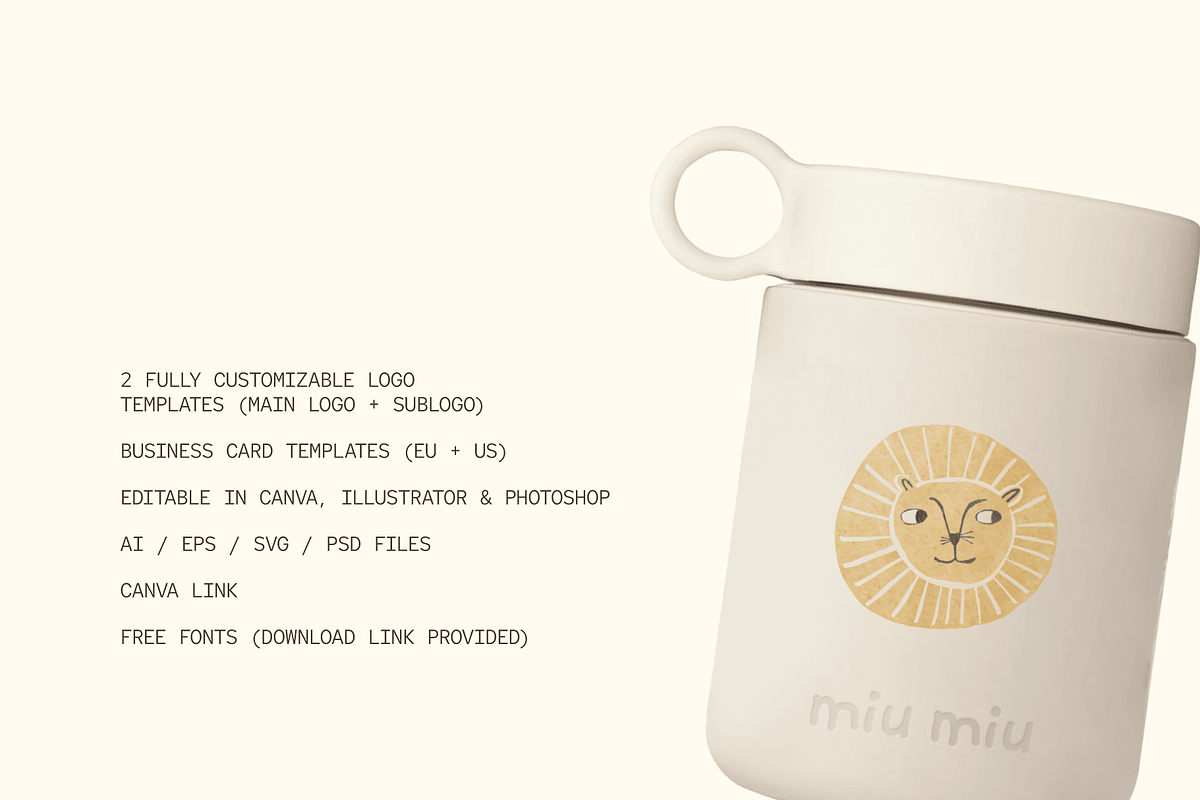Baby logos & business card templates, a Branding & Logo Template by Orca Design (Photo 5 of 6)