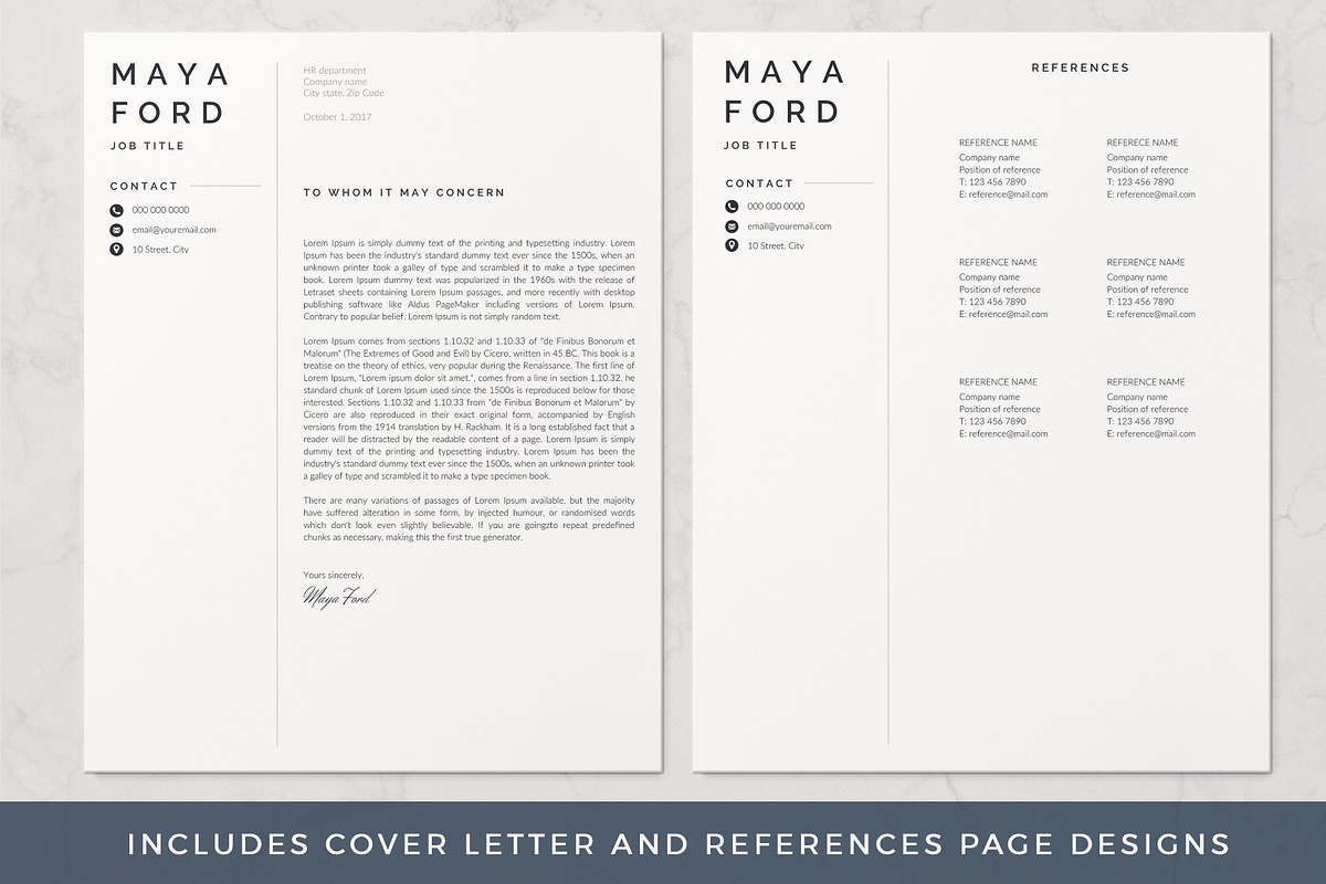 Resume Template / CV, a Resume Template by TheResumeCoach (Photo 2 of 7)