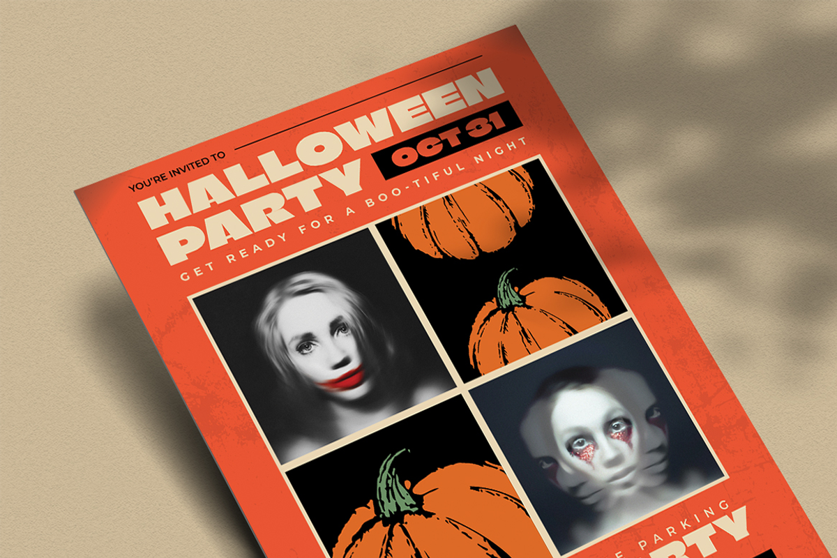 Pumban - Halloween Party Flyer, a Flyer Template by Attype (Photo 4 of 4)