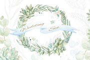 Wedding set of succulents, an Illustration by Elizaveta (Thumbnail 1 of 6)