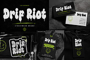 Drip Riot – Dripping Display Font, a Script Font by Wow Magic (Thumbnail 4 of 4)